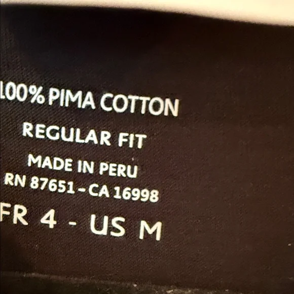 Lacoste Men's Black Tee with Logo - Picture 4 of 5